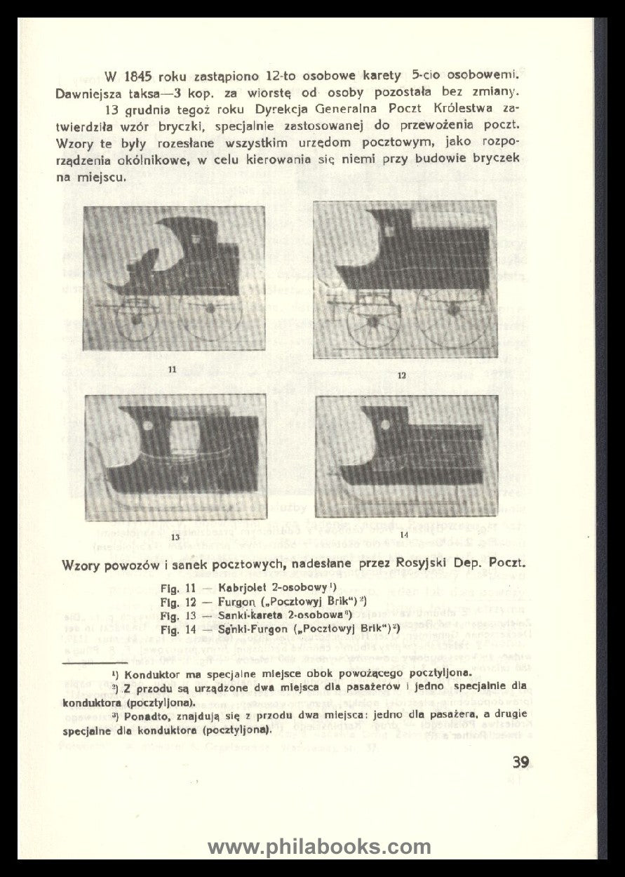 Polanski, Wlodzimierz: Jak przewozono poczte polska w dawnych czas ...