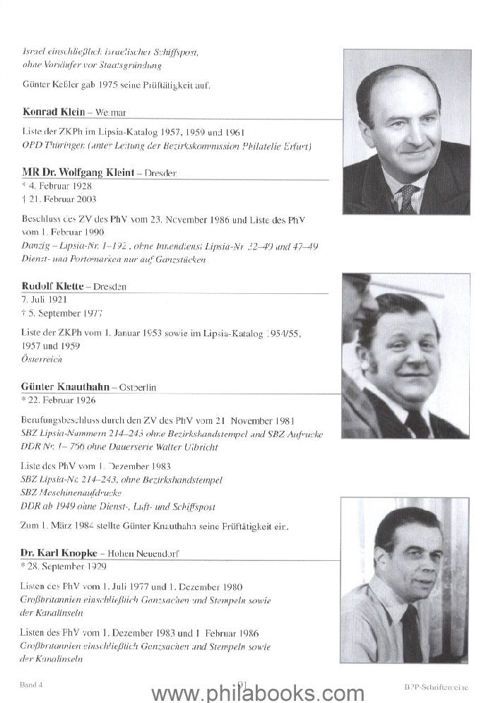 Fischer, P., The philatelic testing system in the SBZ and GDR (1945-1 ...