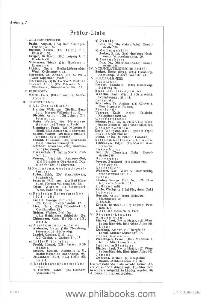 Fischer, P., The philatelic testing system in the SBZ and GDR (1945-1 ...