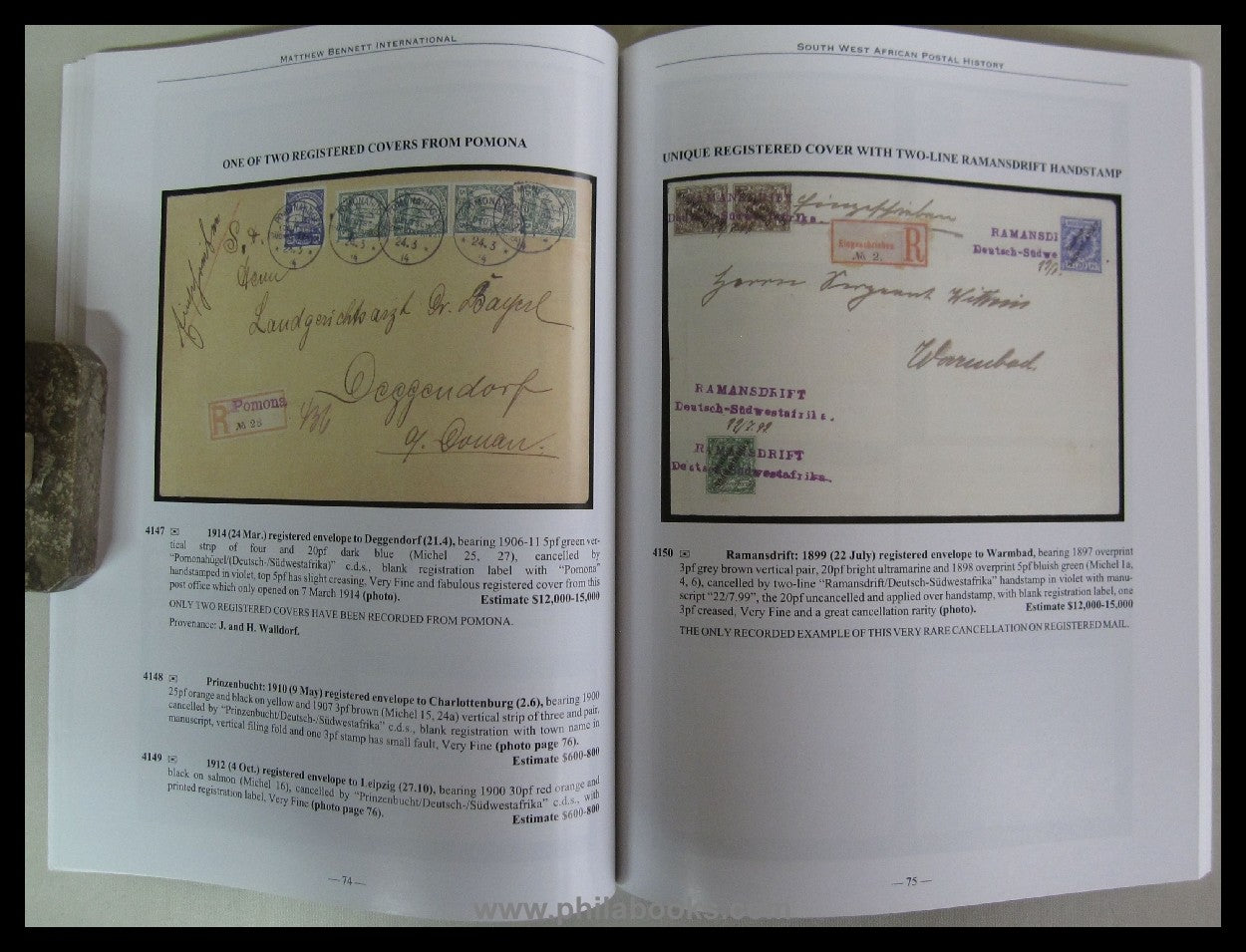 Bennett, Auktion 298, 2005-12, Südwestafrika