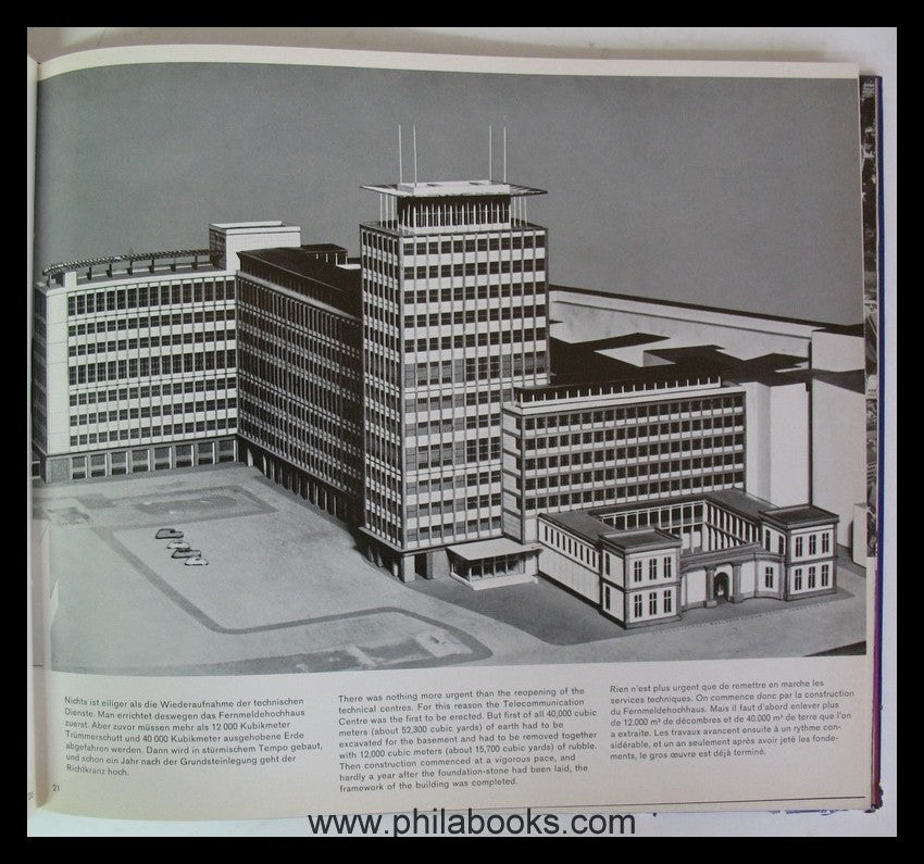 FRANKFURT AM, The Frankfurt postal center on the Zeil, telecommunications ...