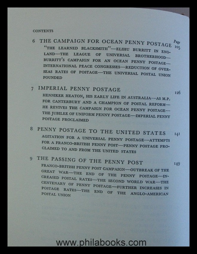 Staff, F., The Penny Post 1680-1918,1964, postal history monograph ...