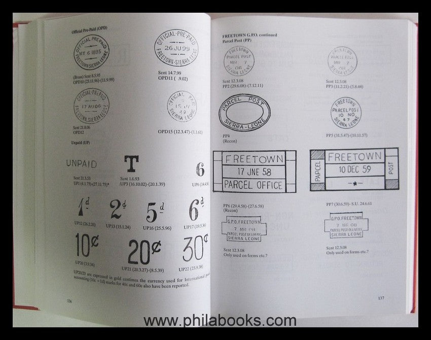 Proud, E.B., The Postal History of Sierra Leone, 1994, Postgeschic ...