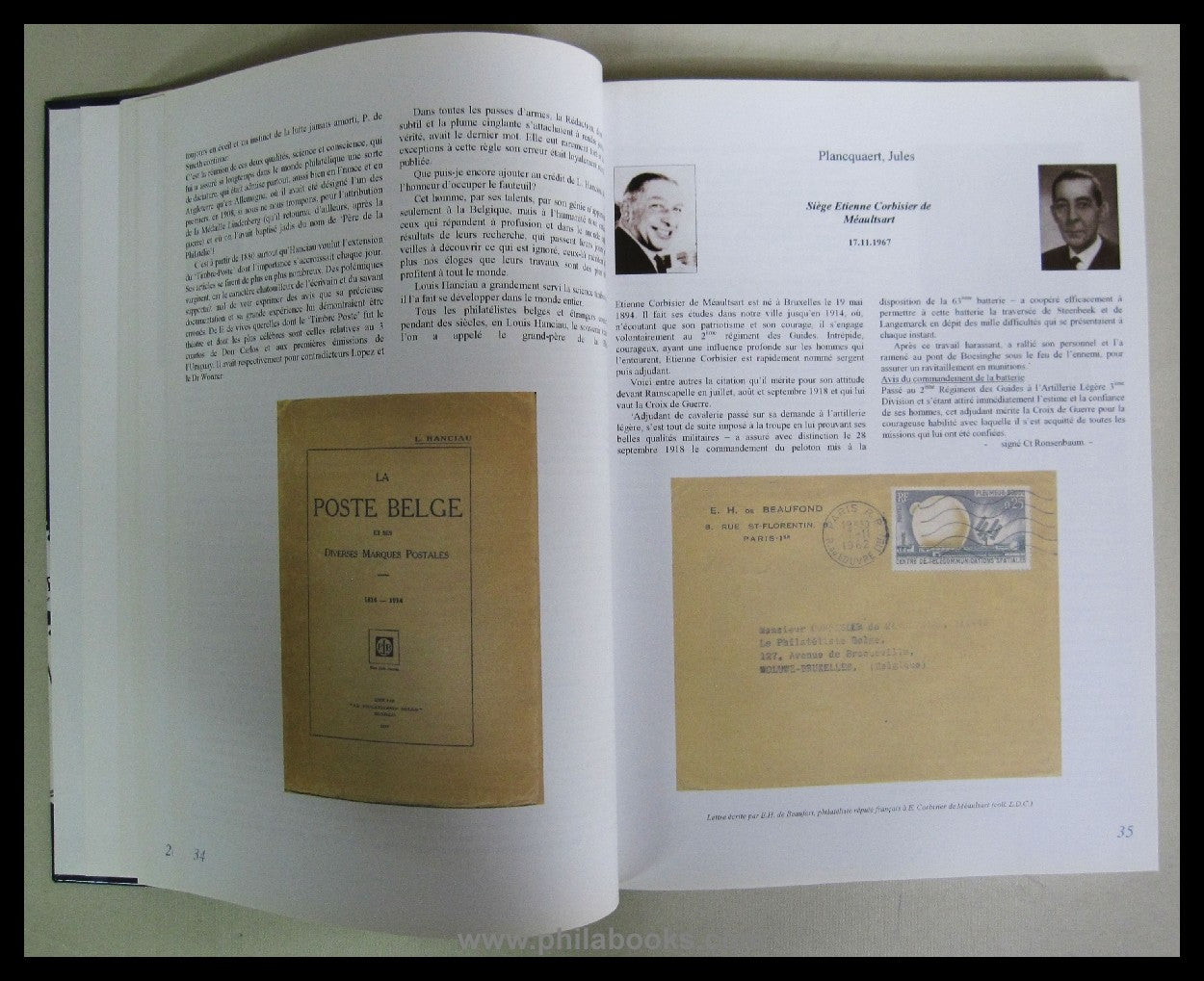 BELGIAN ACADEMIE VOOR FILATELIE, Delbeke, Claude JP, 40 years B ...