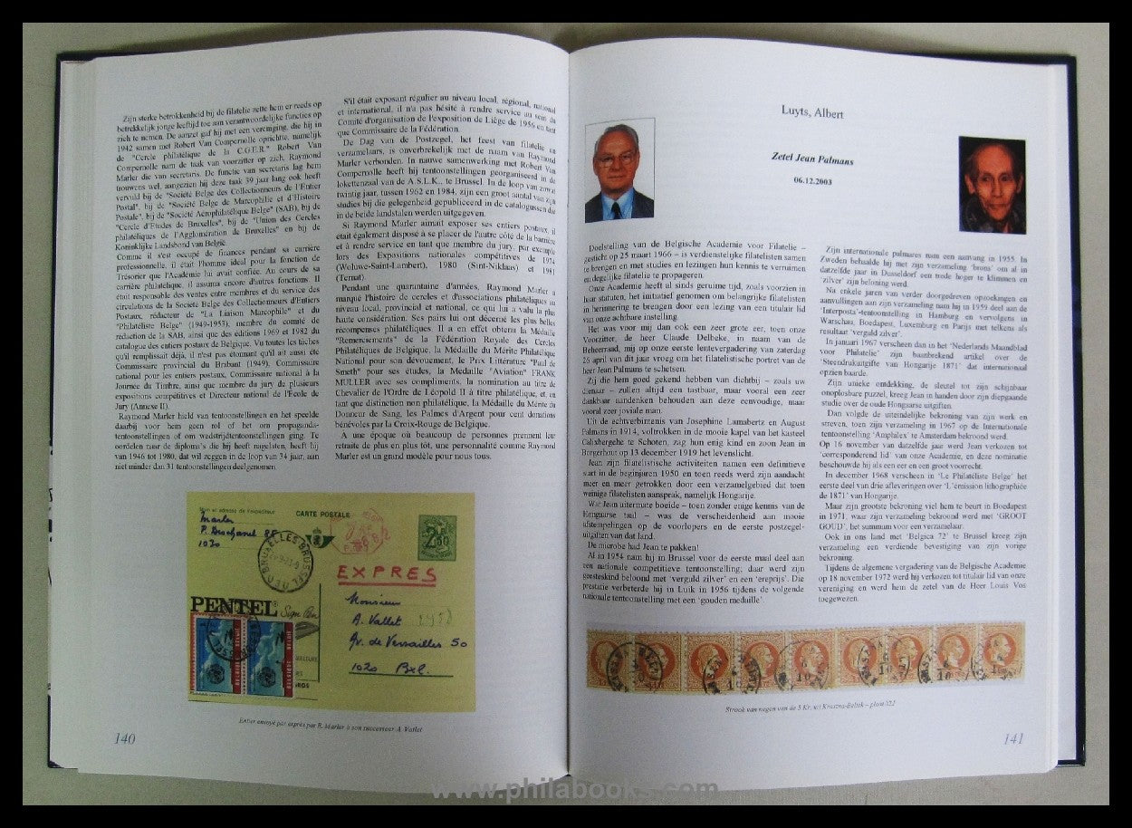 BELGISCHE ACADEMIE VOOR FILATELIE, Delbeke, Claude J.P., 40 jaar B ...