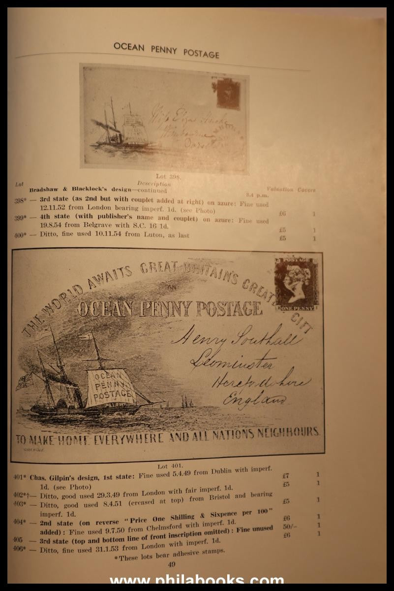 Robson Lowe, The Pictorial Envelope featuring The Mulready with th ...