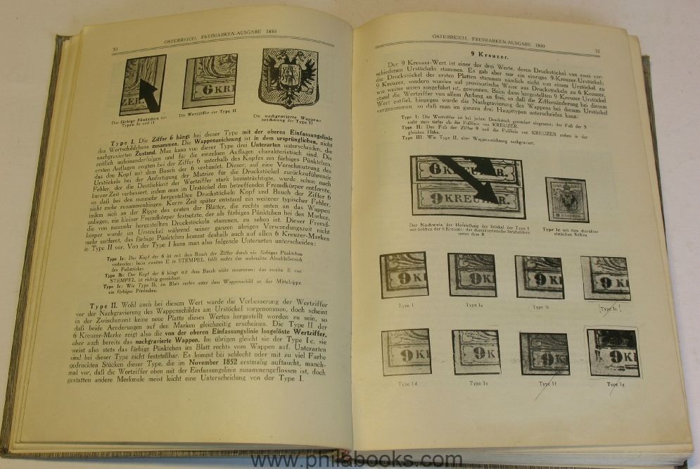 Müller, Edwin, Die Postmarken von Österreich, Handbuch Österreich ...