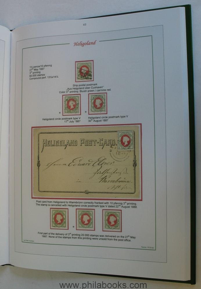 Heinrich Köhler/ Corinphila (Hrsg.) Edition D'Or, XI, Helgoland, D ...