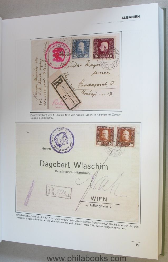 Schilling, Oskar: Civil postal censorship in Austria-Hungary 1914-191 ...