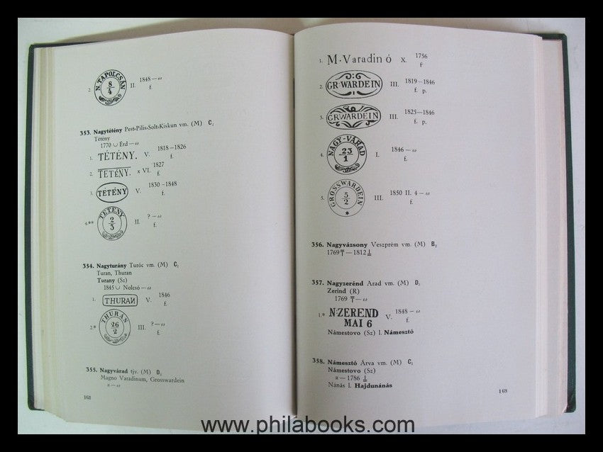 Térfi, Béla: Ungarische Postabstempelungen, Verlag Erster Vaterlän ...