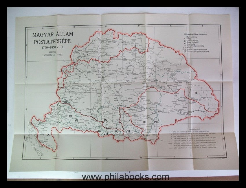 Térfi, Béla: Ungarische Postabstempelungen, Verlag Erster Vaterlän ...