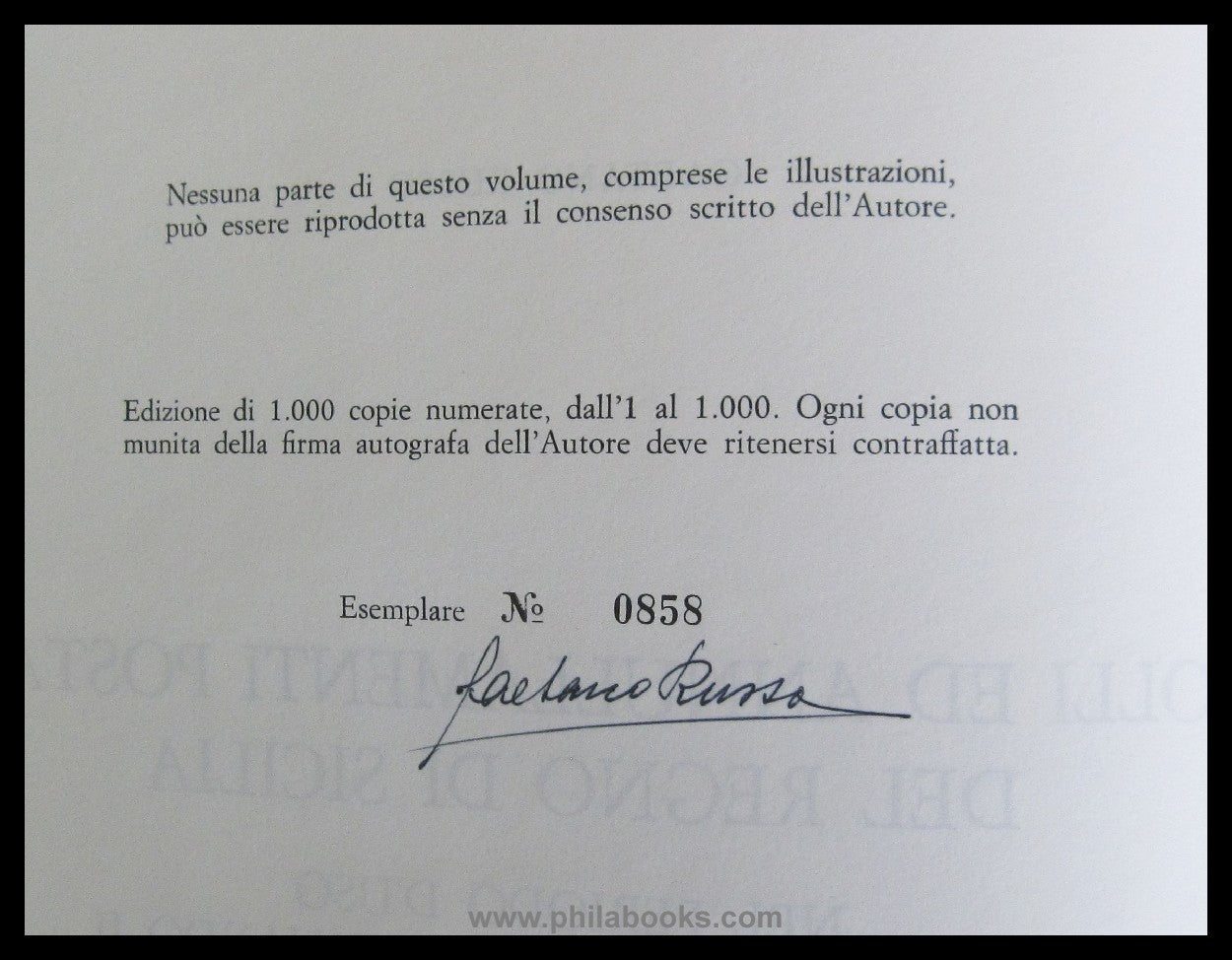 Russo, Gaetano: Bolli ed Annullamenti Postali del Regno di Sicilia ...