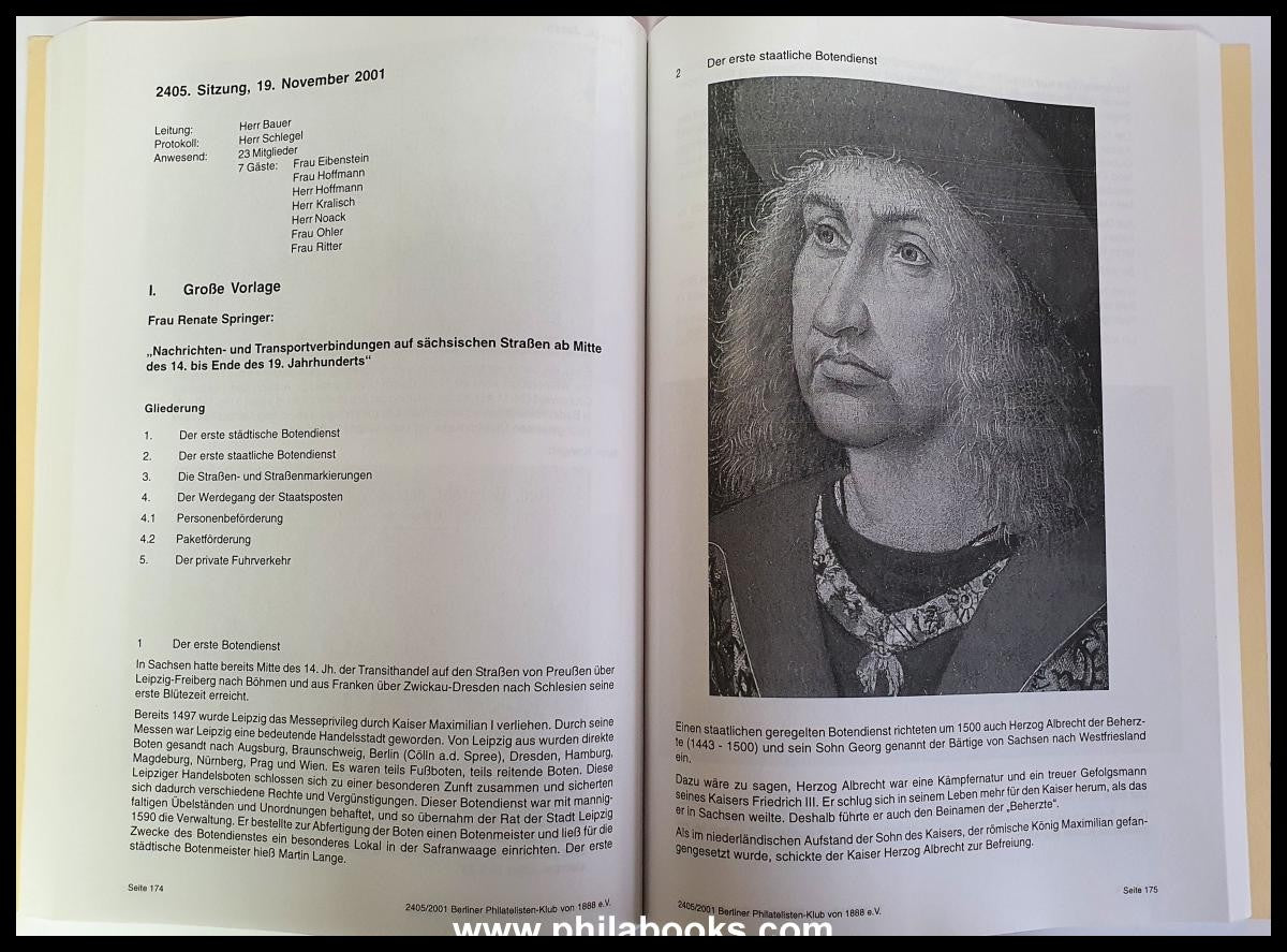 Berliner Philatelisten-Klub von 1888, Mitteilungen, 113. Vereinsja ...