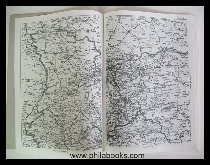 1917, Postleitkarte, broschierter REPRINT der Postleitkarten-Ausga ...