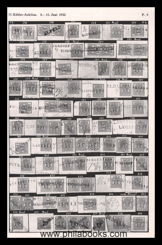 HeinrichKöhler, Auktion 077, 1932-06, Braunschweig, #dr, Hannover,…