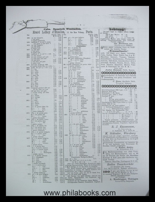 philabooks.com (Hrsg.), Frühe deutsche Briefmarkenhändler, Alben u ...