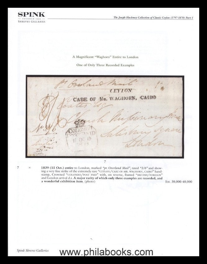 Spink/Shreves, Auktion, 2009-02 'Hackmey'