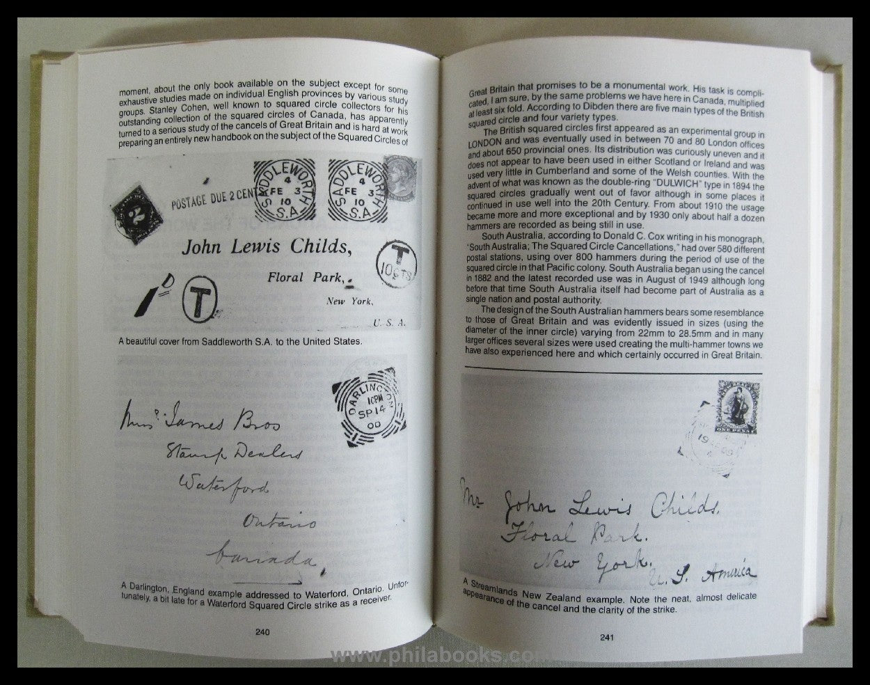 Moffat/Hansen, The Squared Circle Postmarks of Canada, A Handbook ...