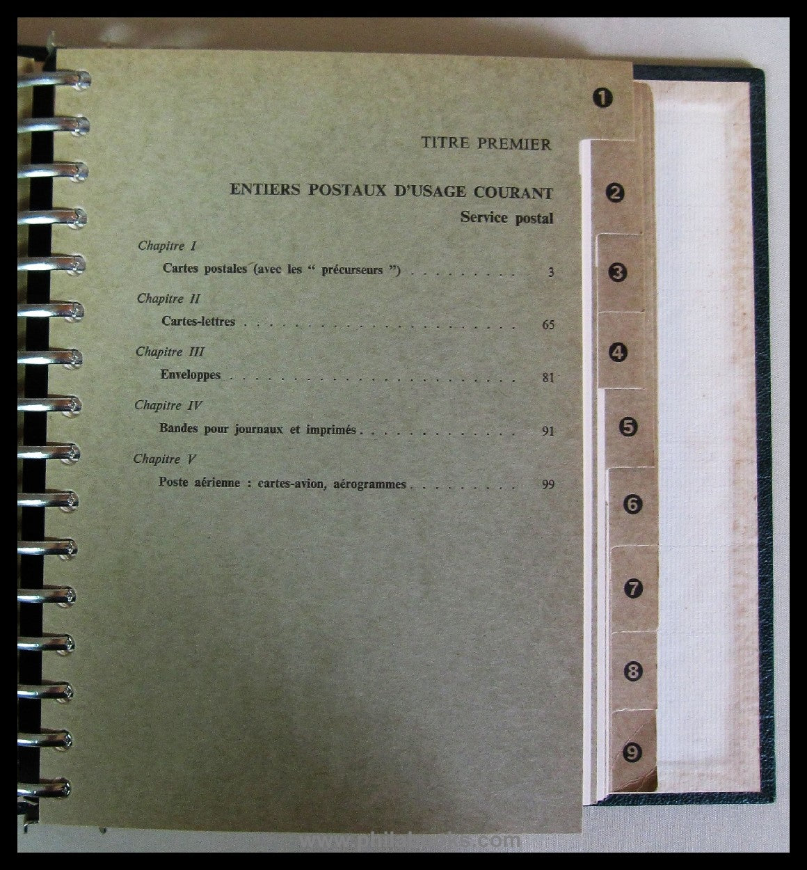 Association des Colletionneurs D'Entiers Postaux (ACEP), Catal...