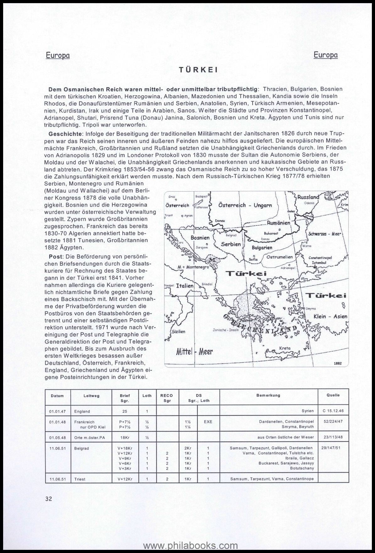 Steven, W., Compilation of postage rates for correspondence...