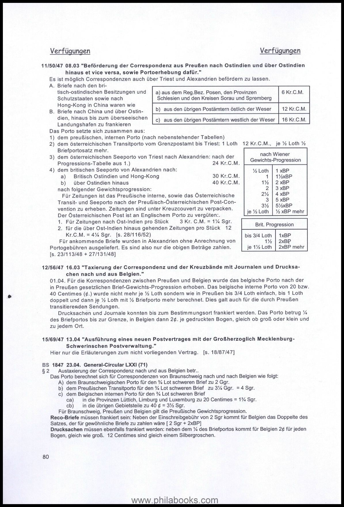 Steven, W., Compilation of postage rates for correspondence...