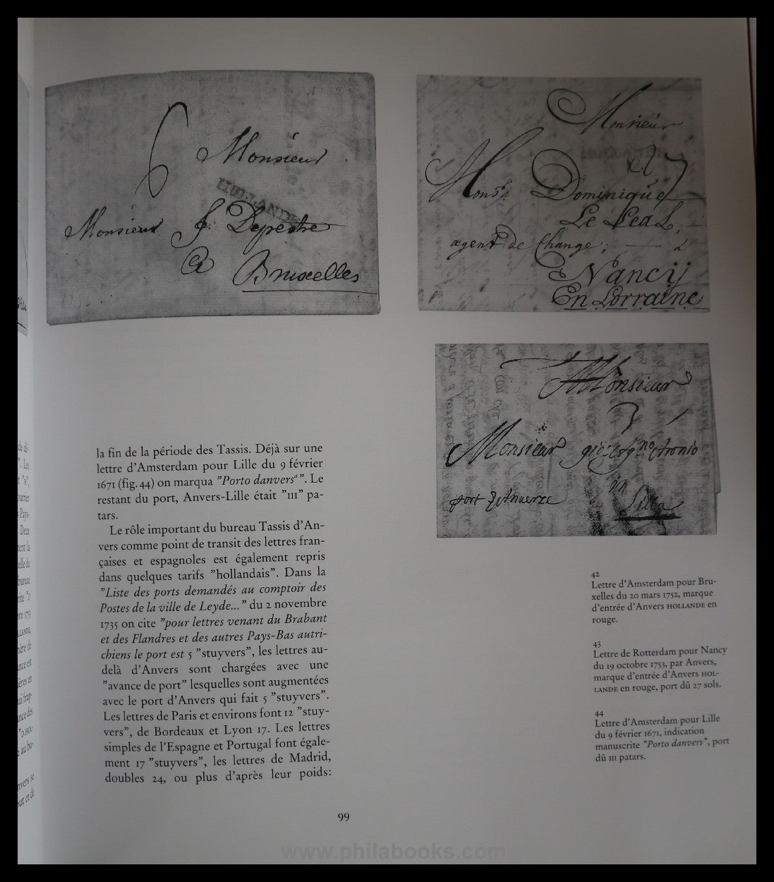 Van der Linden/de Clercq, La Poste à Anvers se débuts jusqu'en 179 ...