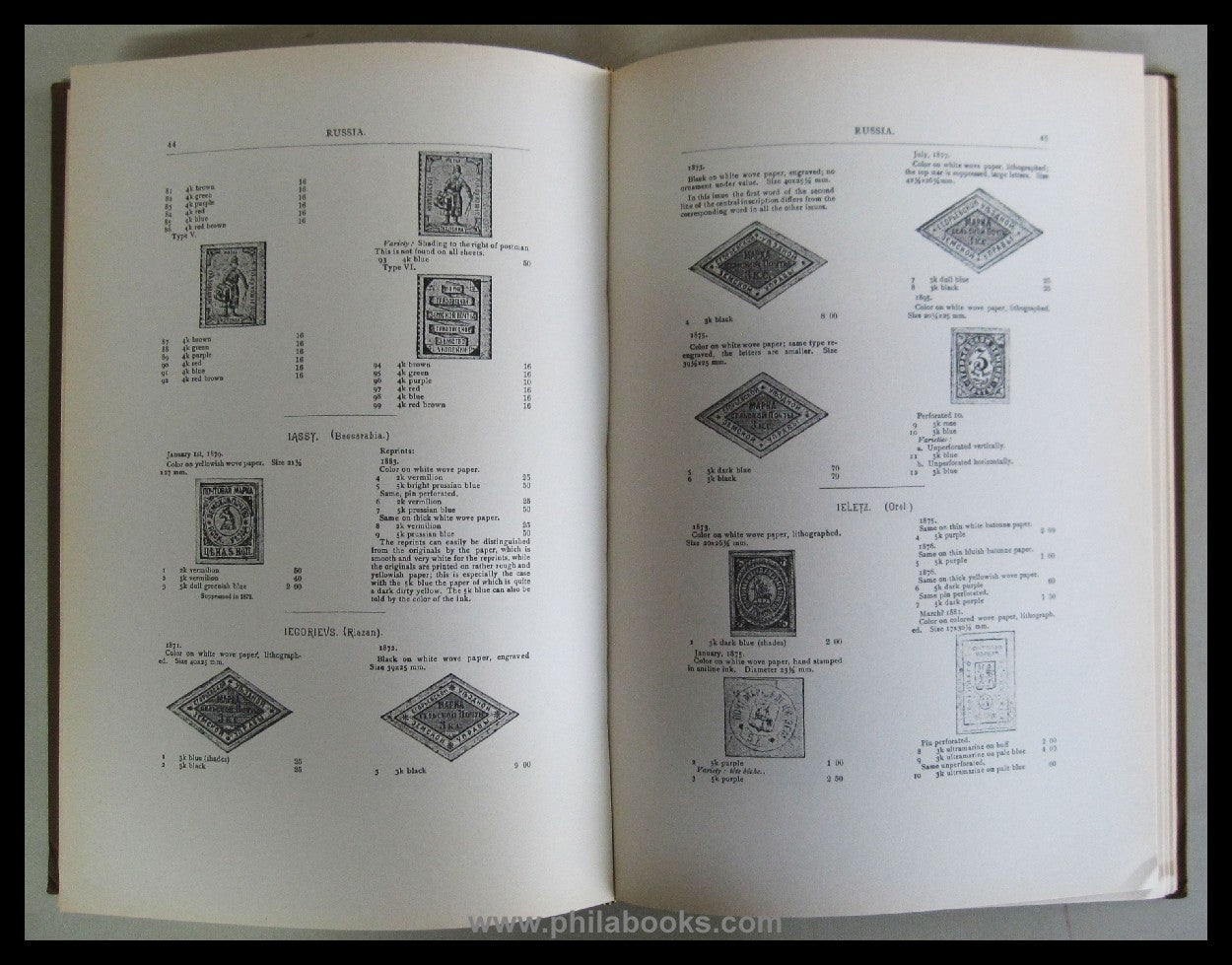 Herrick, WM, Russian Rural Stamps, fully illustrated and giving th ...