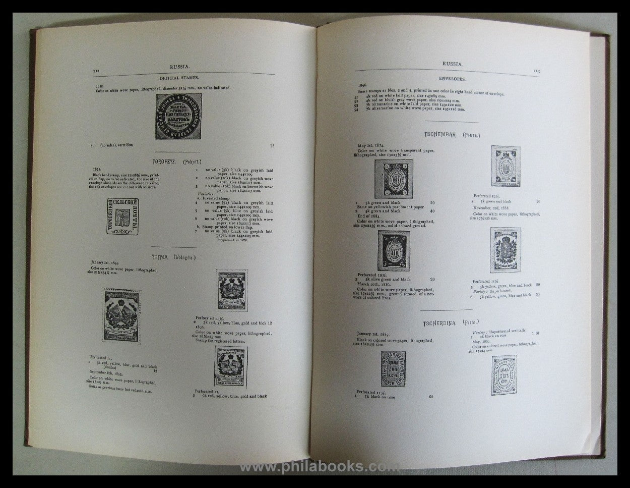 Herrick, WM, Russian Rural Stamps, fully illustrated and giving th ...