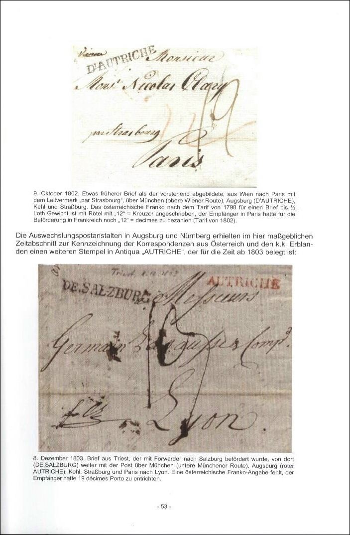 Münchener Briefmarken-Club e.V., Postbeziehungen Bayern - Österrei ...