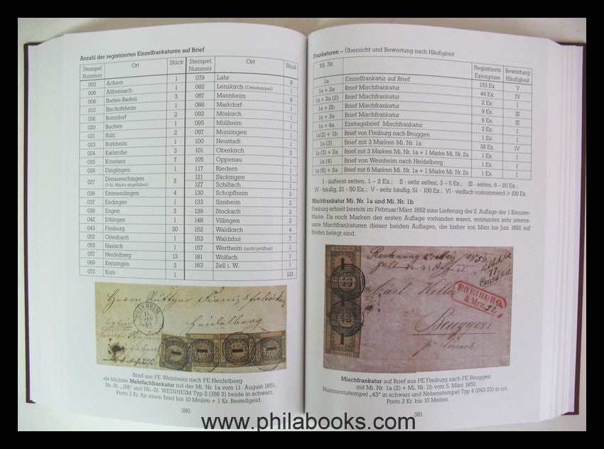 ArGe Baden, Die Freimarkenausgaben des Großherzogtums Baden 1851-1 ...