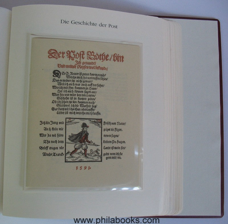 Archiv-Verlag (Hrsg.), 500 Jahre Post, ca 1990, 5 Ring-Binder, sch ...