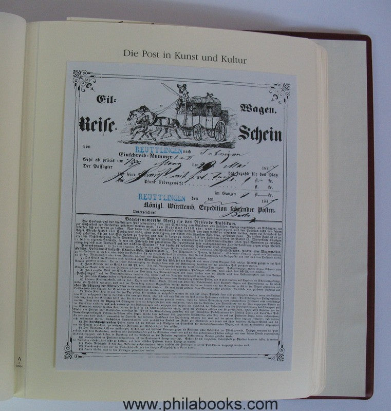 Archiv-Verlag (Hrsg.), 500 Jahre Post, ca 1990, 5 Ring-Binder, sch ...