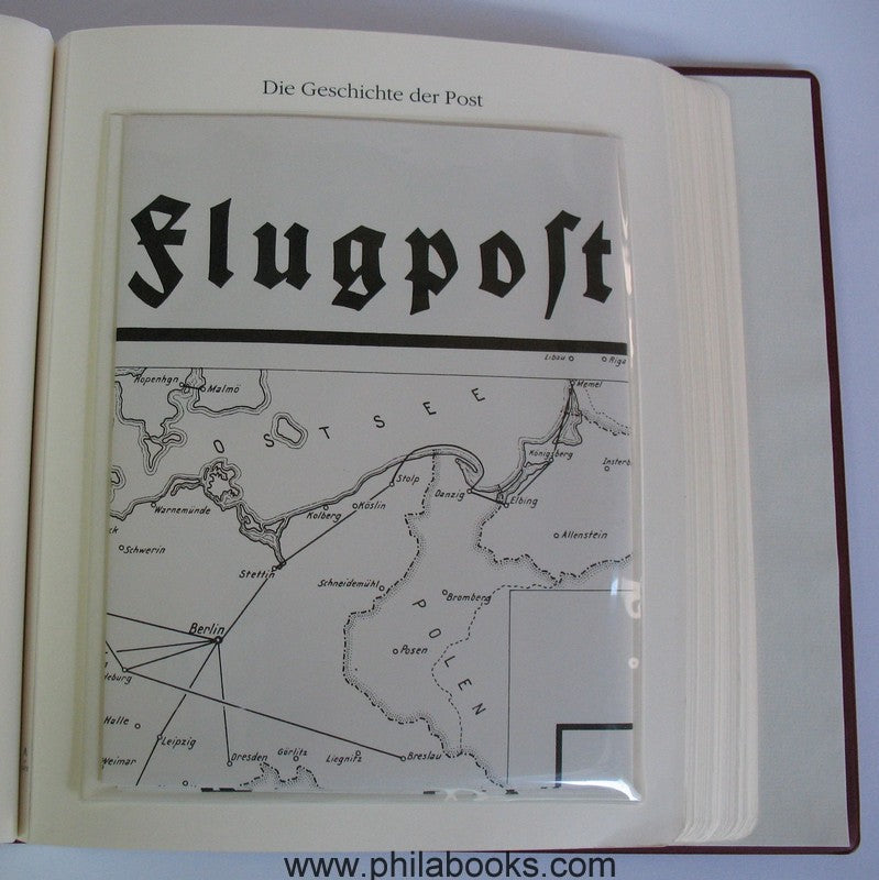 Archiv-Verlag (Hrsg.), 500 Jahre Post, ca 1990, 5 Ring-Binder, sch ...