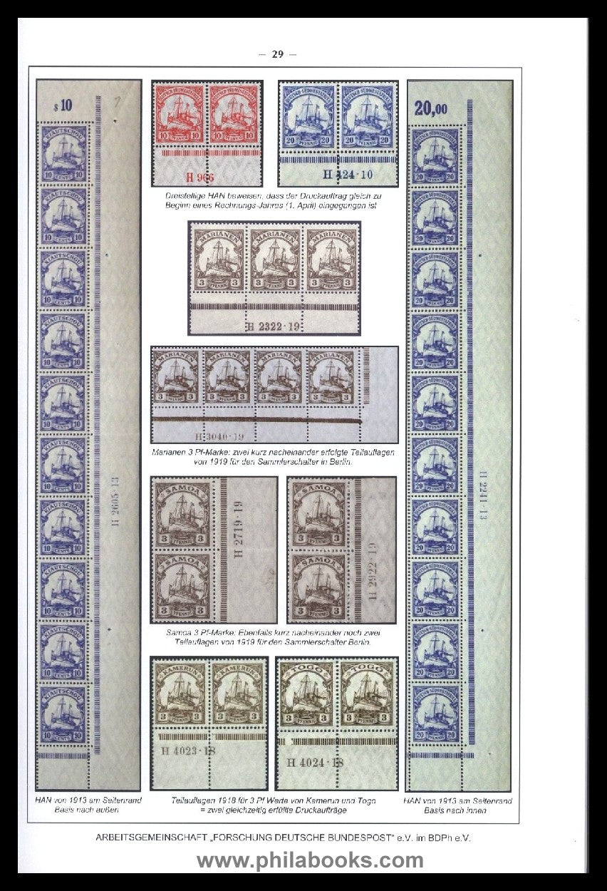 Schissl/ Albinger, The arched edge signatures of the colonial postage stamps...