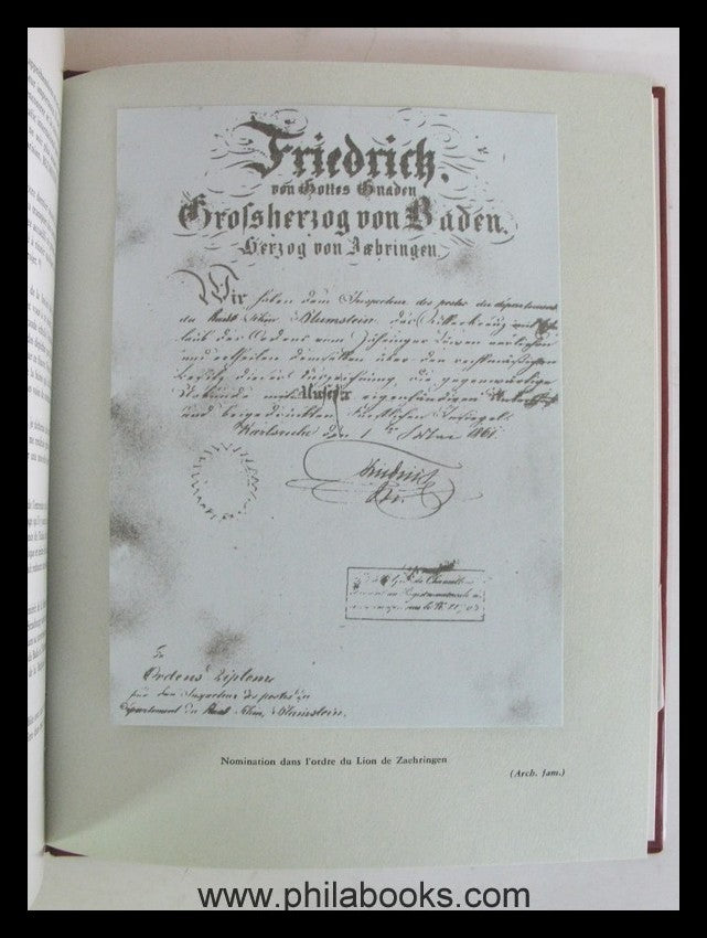 Dupouy, M., Francois-Donat Blumstein Un Grand Postier Alsacien du ...