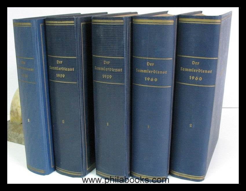 Der Sammlerdienst, Coburg, hier die Jg. 1956-1960 jeweils in 2 Bän ...