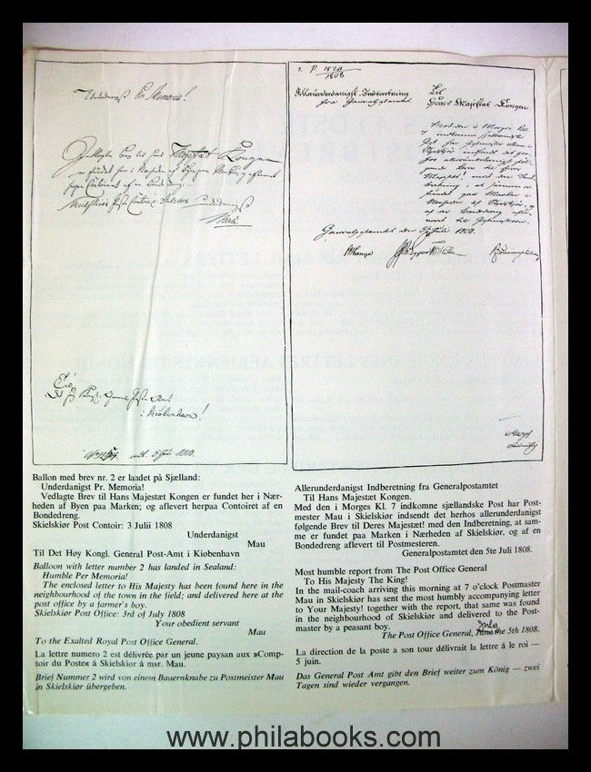 The oldest airmail letters in the world from the first airmail route...