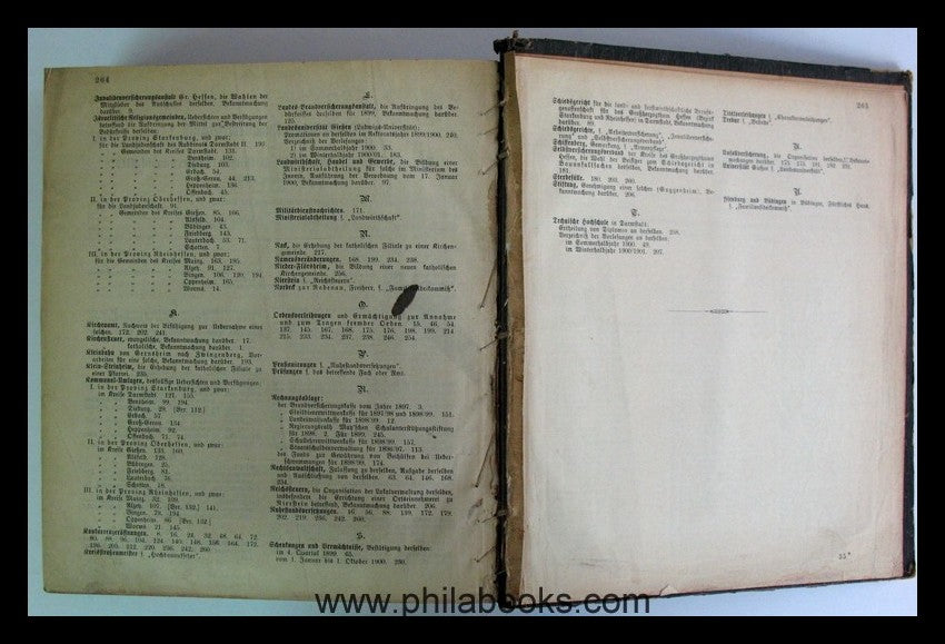 Großherzoglich Hessisches Regierungsblatt für das Jahr 1900, mit 2 ...