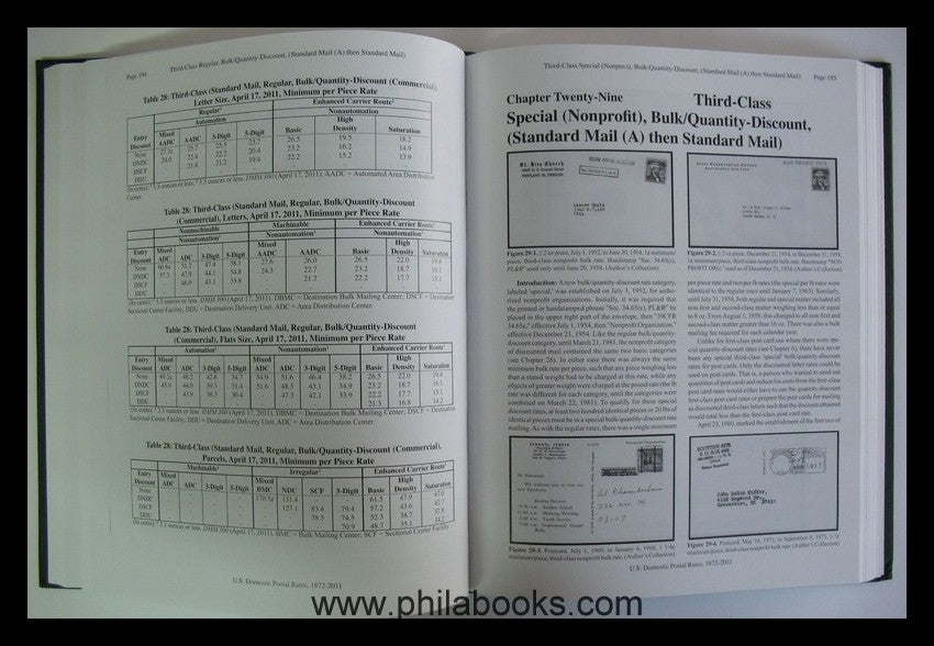 Beecher/Wawrukiewicz, US Domestic Postal Rates 1872-2011, Third Ed ...