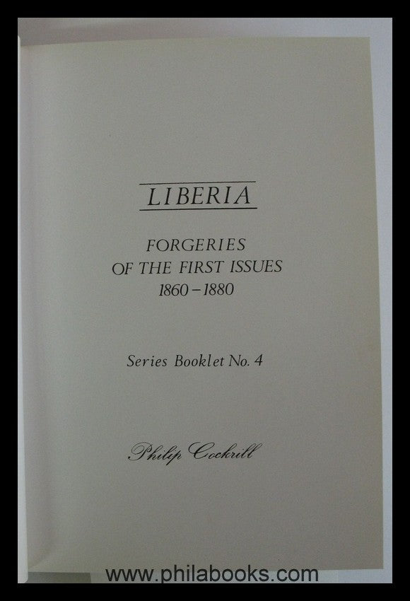 Cockrill, Ph., Liberia, Series Booklet No. 1- 10 komplett, o.J. (c ...