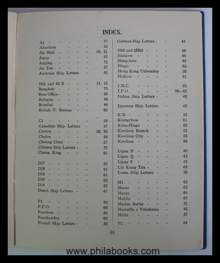 Bishop/Morton/Sayers, Hong Kong and The Treaty Ports, Postal History ...