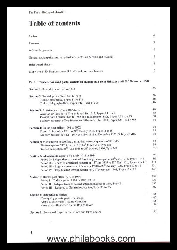 Kelion, JL, The Postal History of Shkoder, Postal and Telegraph ...