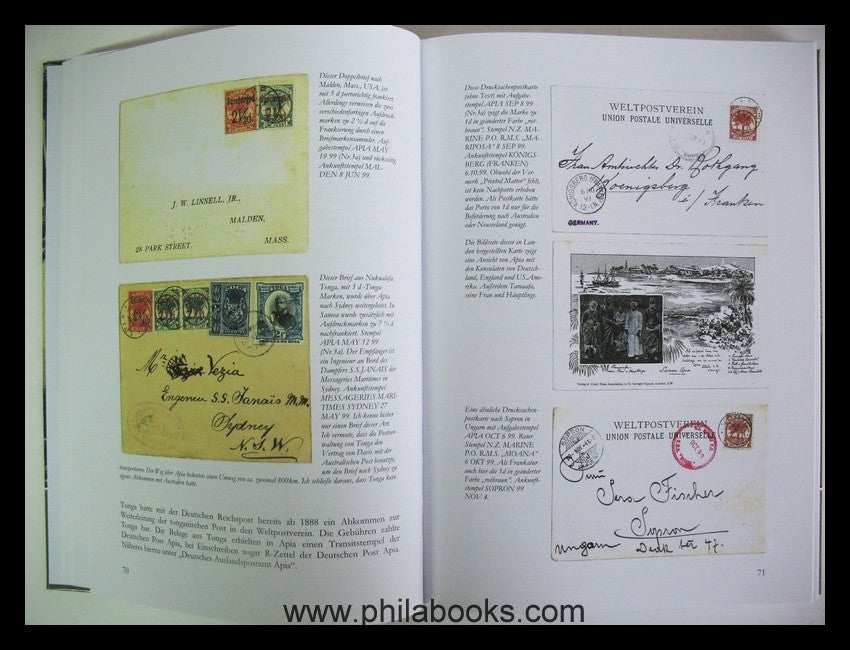 Hermann, W., Die Postgeschichte von Samoa 1834-1919, Von den frühe ...