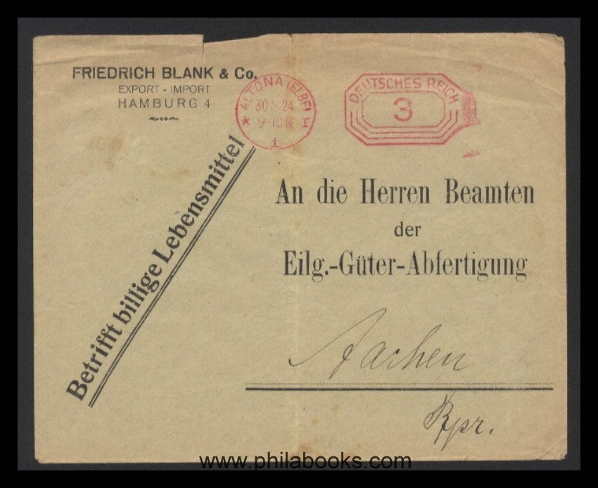 Nawrocki, J., Die ersten Barfreimachungen für Massensendungen, her ...