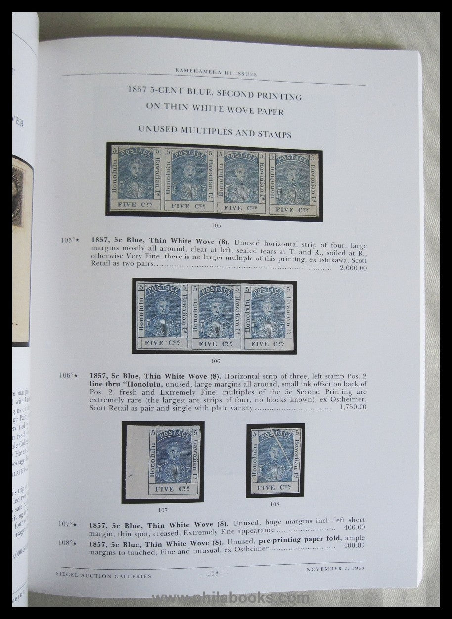 Seal, auction, 1995-11 'Honolulu Advertiser'