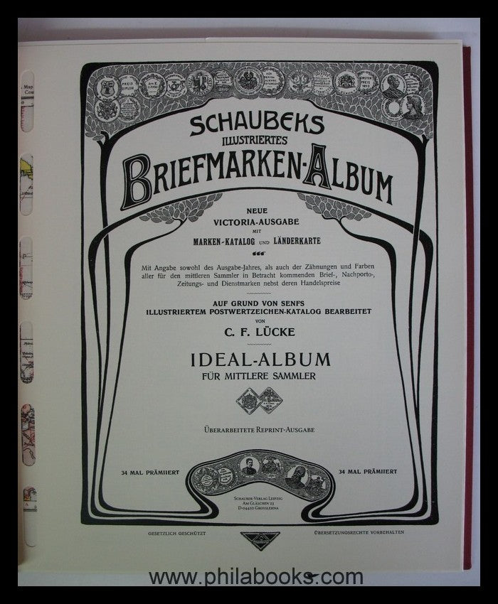 Lücke, C. F., Schaubeks Illustriertes Briefmarken-Album Altdeutsch ...
