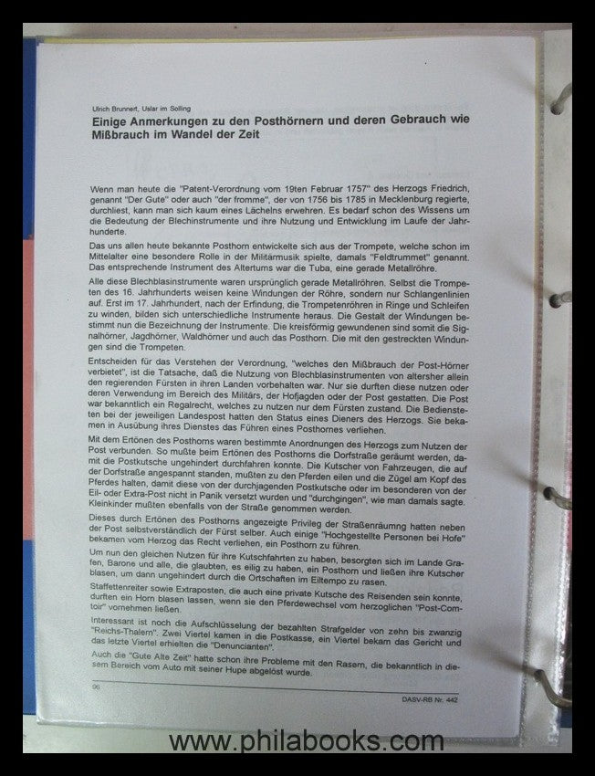 Altdeutschland, Arbeits-Unterlagen eines sachkundigen Sammlers aus ...