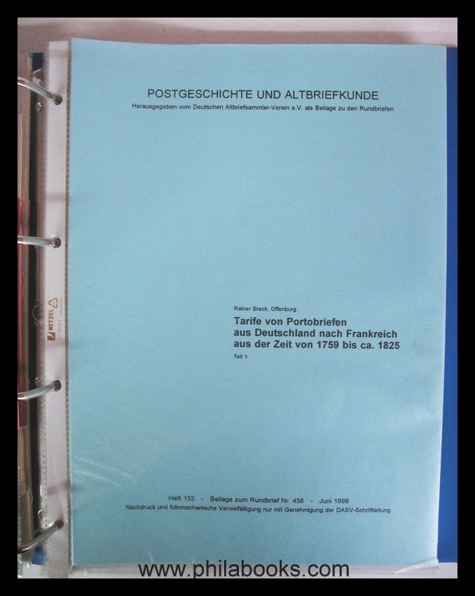 Altdeutschland, Arbeits-Unterlagen eines sachkundigen Sammlers aus ...