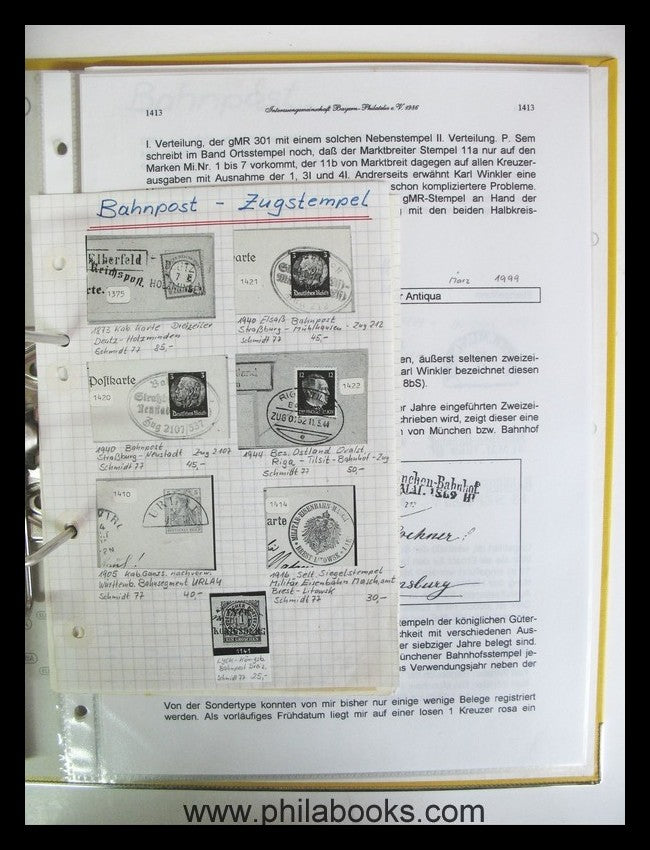 Altdeutschland und Deutsches Reich, Arbeits-Unterlagen eines sachk ...