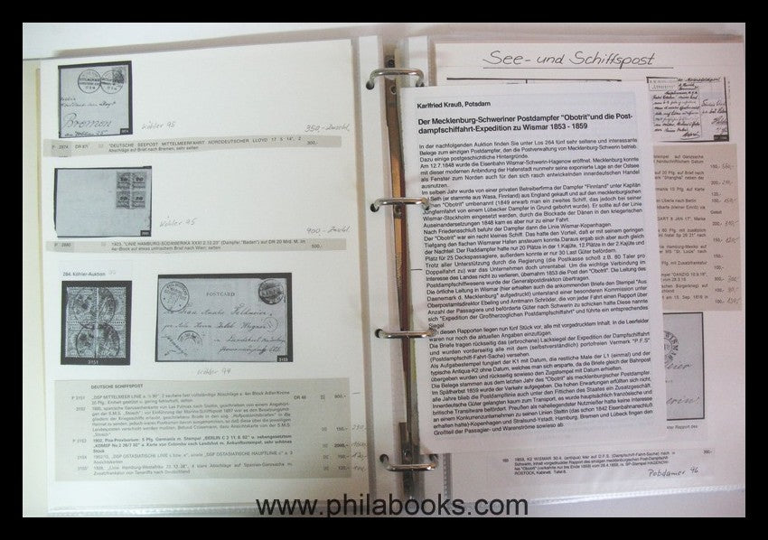 Old Germany and the German Empire, here the working documents of a...